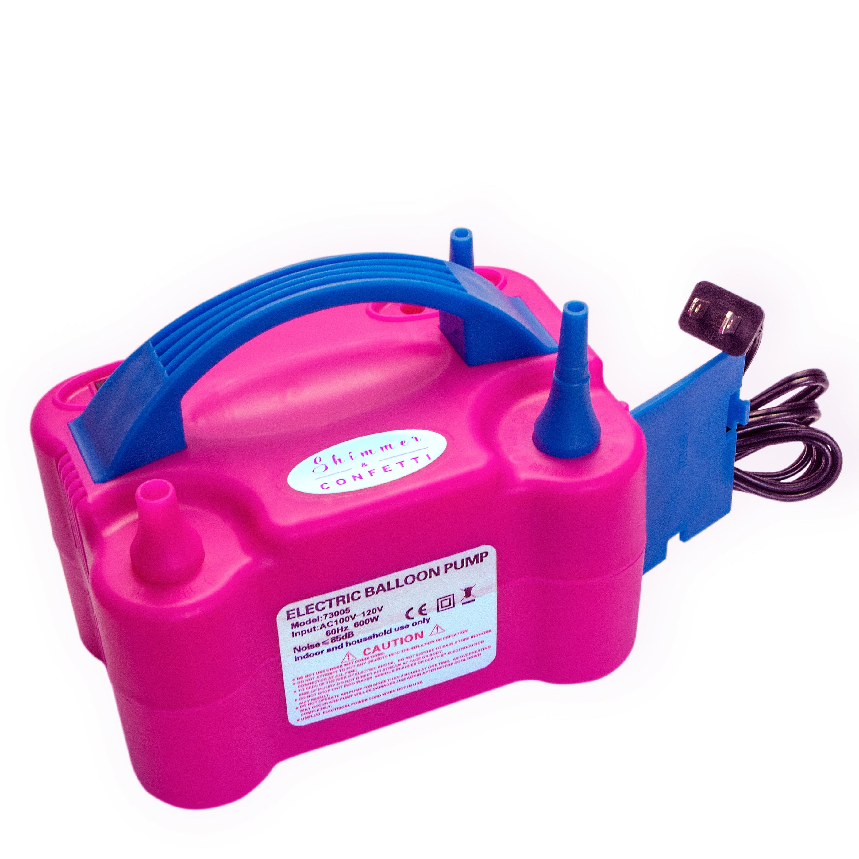 Easy and Quick Electric Balloon Pump — Shimmer & Confetti