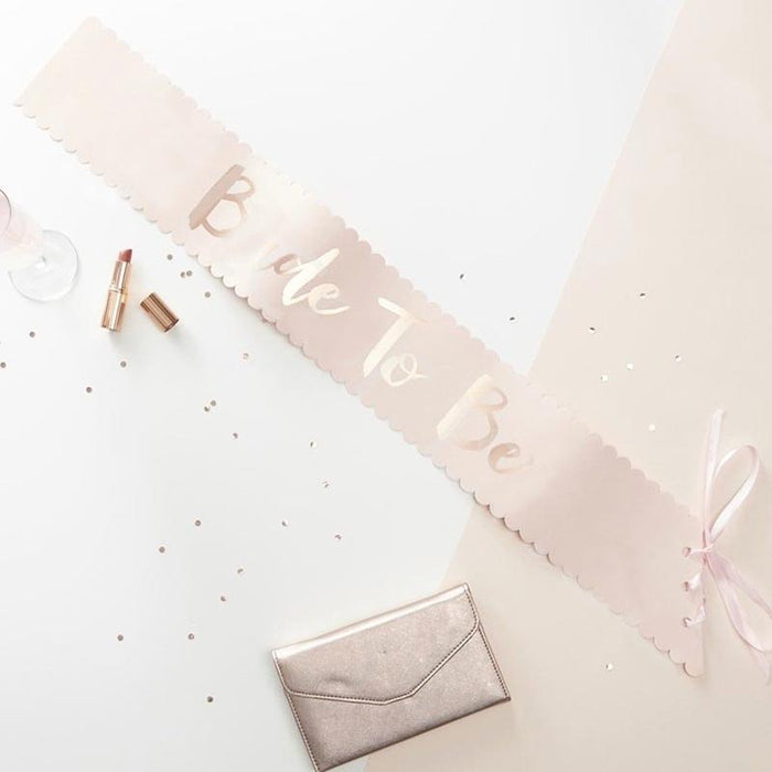 Bridal Shower Bridal Party Sash Set - Shimmer & Confetti