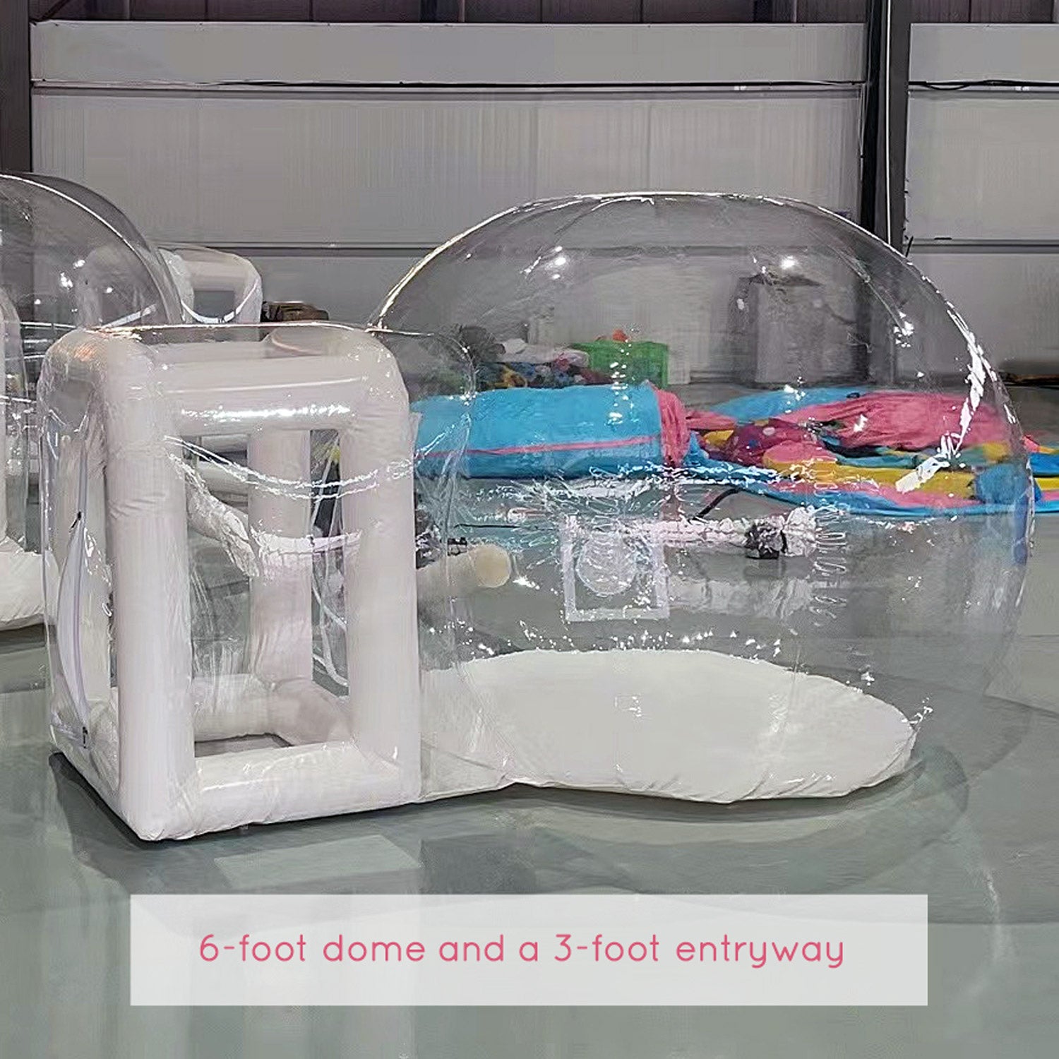 bubble house tent Inflatable Bubble House, Dome and Tent — Shimmer & Confetti