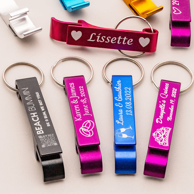 Personalized Keychain Bottle Opener