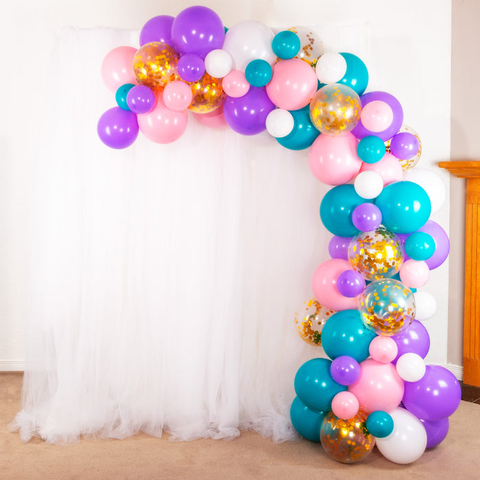 Sparkle And Bash 10 Foot Rainbow Birthday Decorations, Hanging