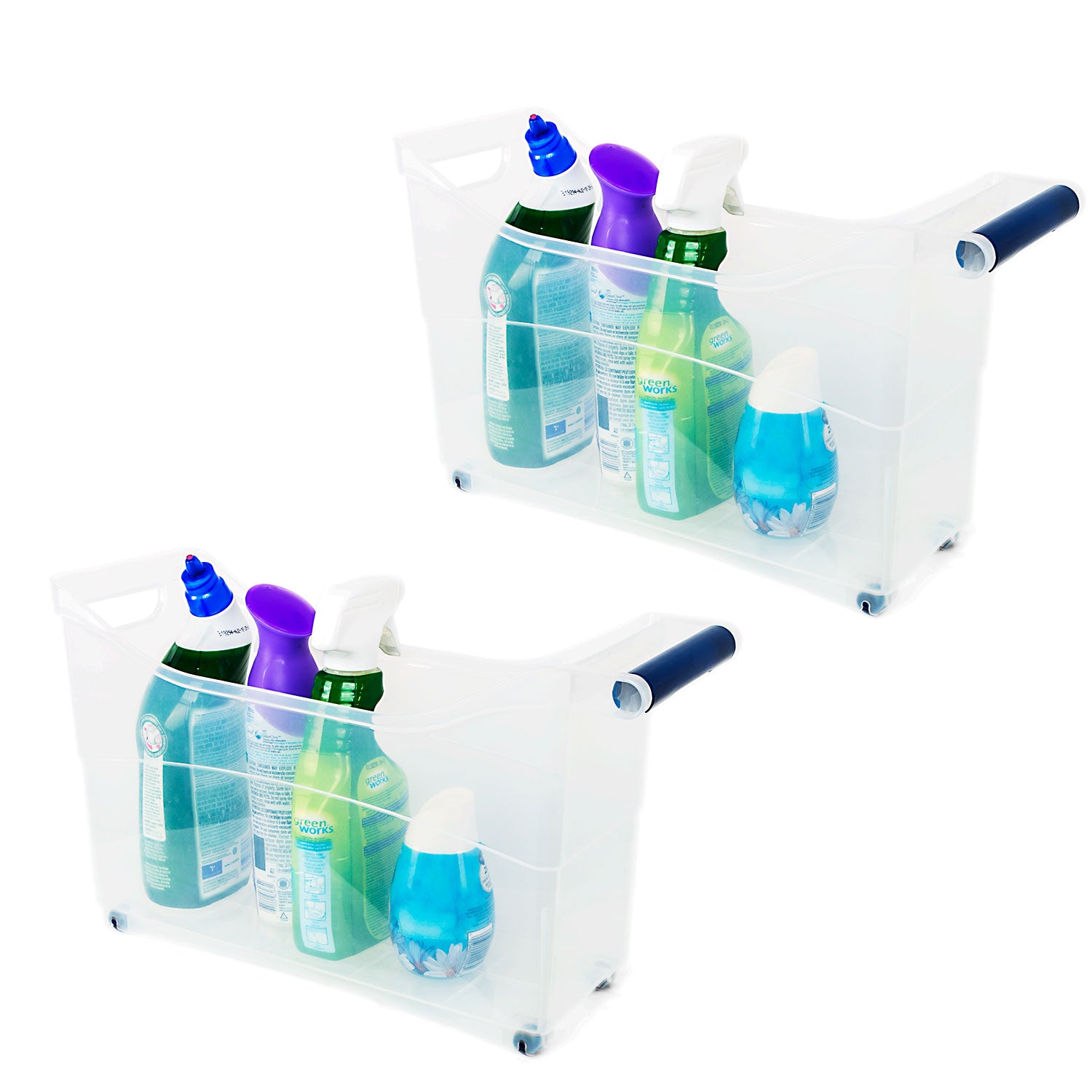 Stackable Balloon Storage Solution with Rollers (Set of 2