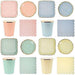 Pastel Party Tableware Set - Shimmer & Confetti