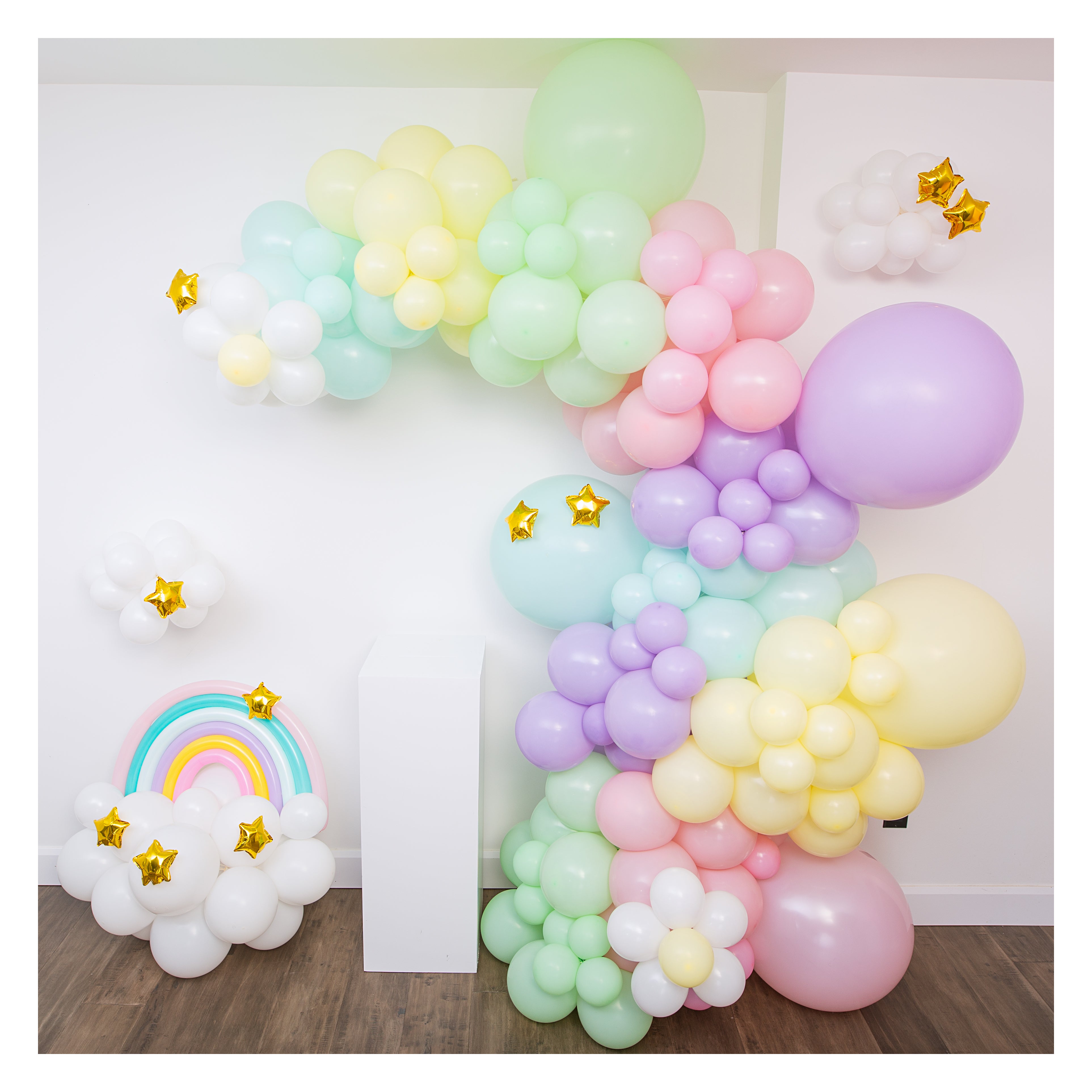 Pastel Rainbow Balloon Garland DIY Kit 12ft