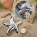 Starfish Bottle Opener Party Favor in Rose Gold and Silver Colors - Silver packed in a box