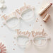 Team Bride Paper Glasses 10ct - Shimmer & Confetti