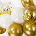 16-Foot DIY White and Gold Balloon Garland and Arch Kit - Main 5