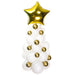 White and Gold Christmas Balloon Tree Kit - Shimmer & Confetti